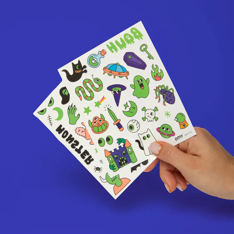 Tattoo-Sticker „Boo“ | verspielt & temporär | OMY