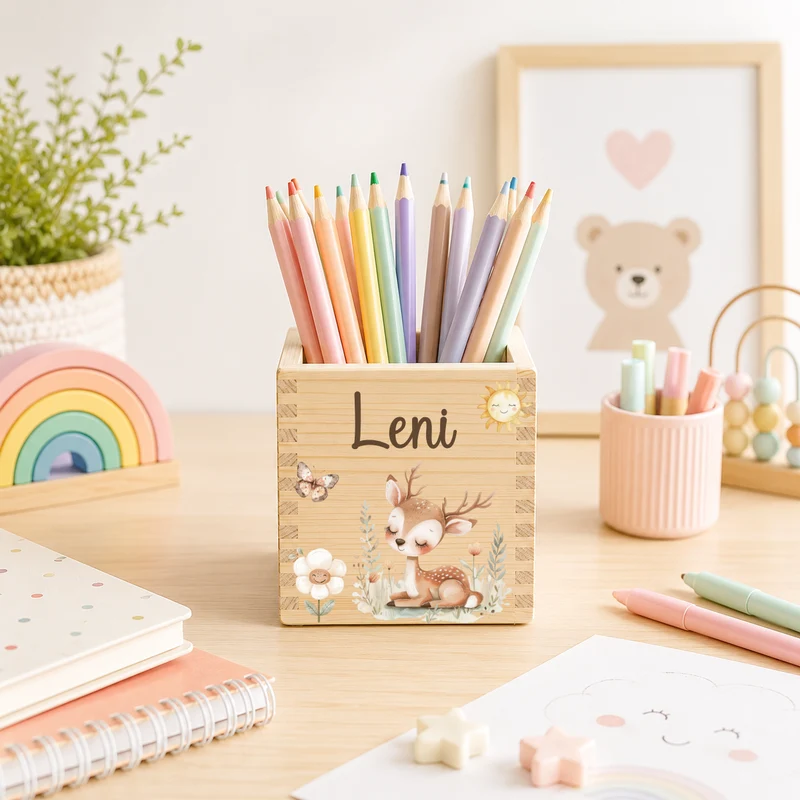 Stiftehalter Kinder mit versch. Tiermotiven