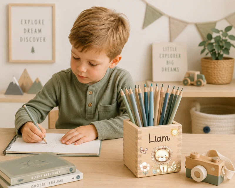Stiftehalter Kinder mit versch. Tiermotiven