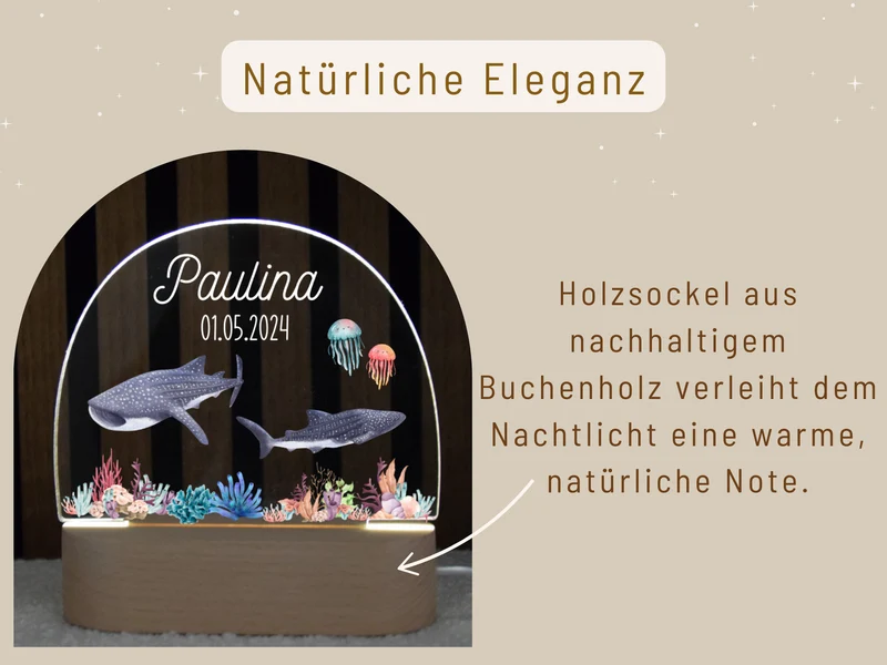 Nachtlicht Kinder - Walhai