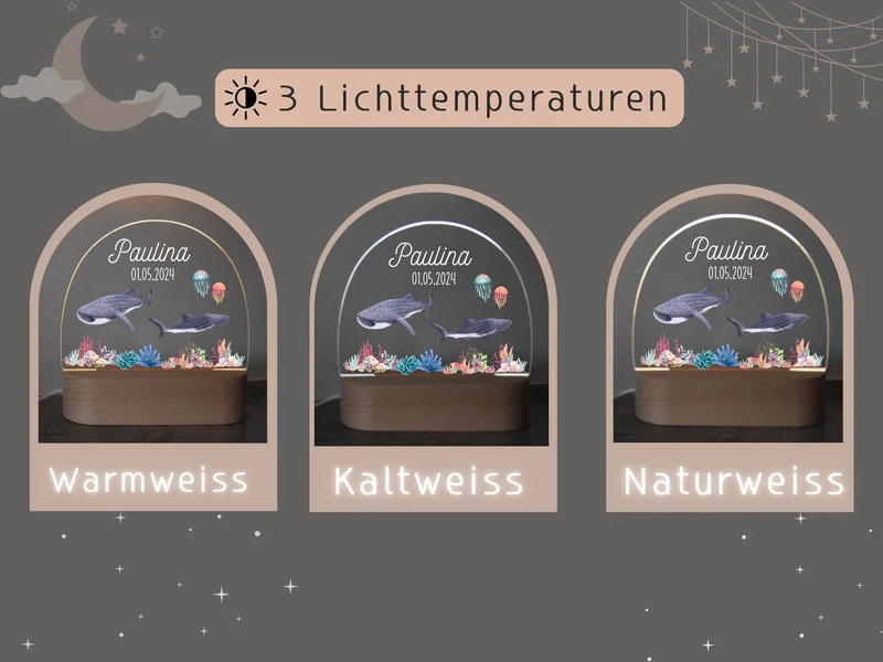 Nachtlicht Kinder - Walhai