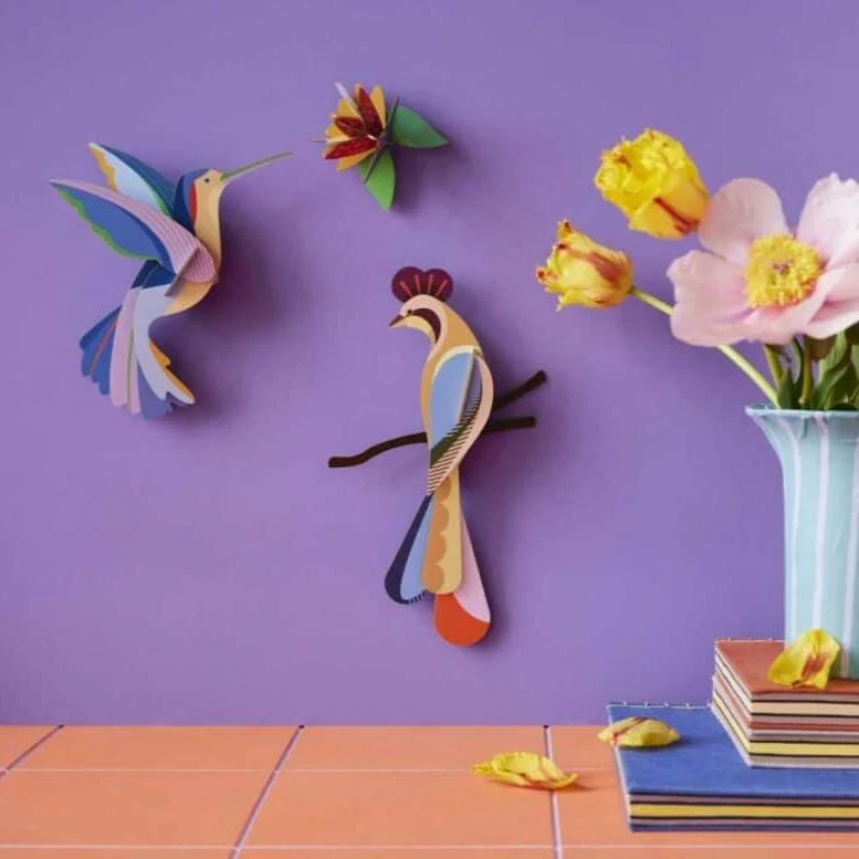 Wanddeko „Paradise Bird Hummingbird“ Studio ROOF | Feine Wandgestaltung