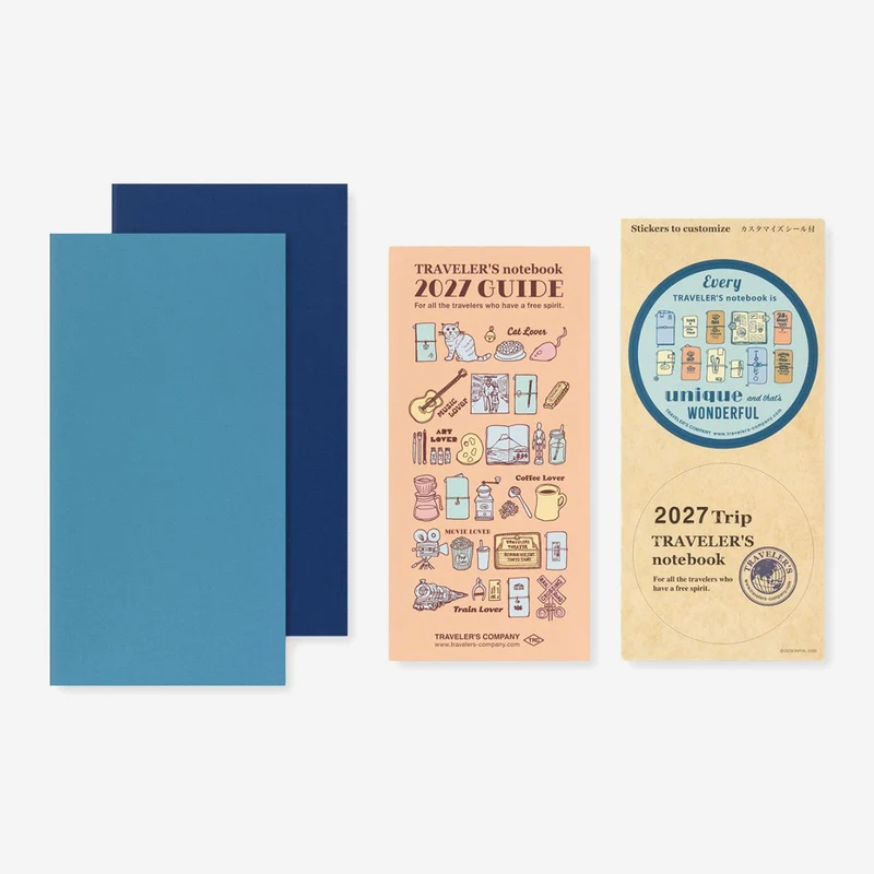 2027 Weekly + Memo Diary TRAVELER'S notebook