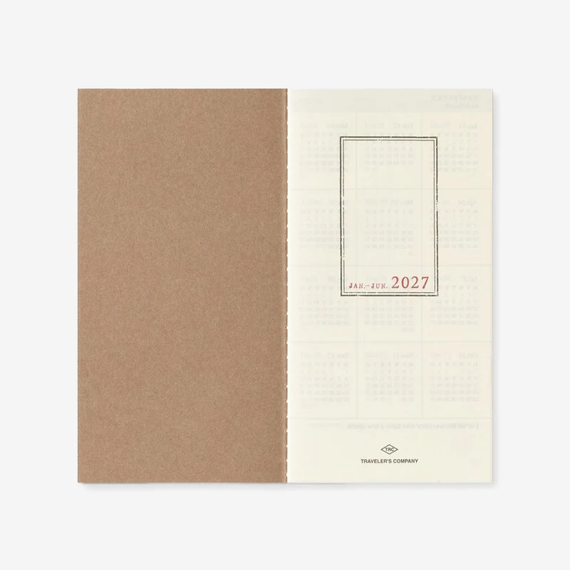 2027 Weekly + Memo Diary TRAVELER'S notebook