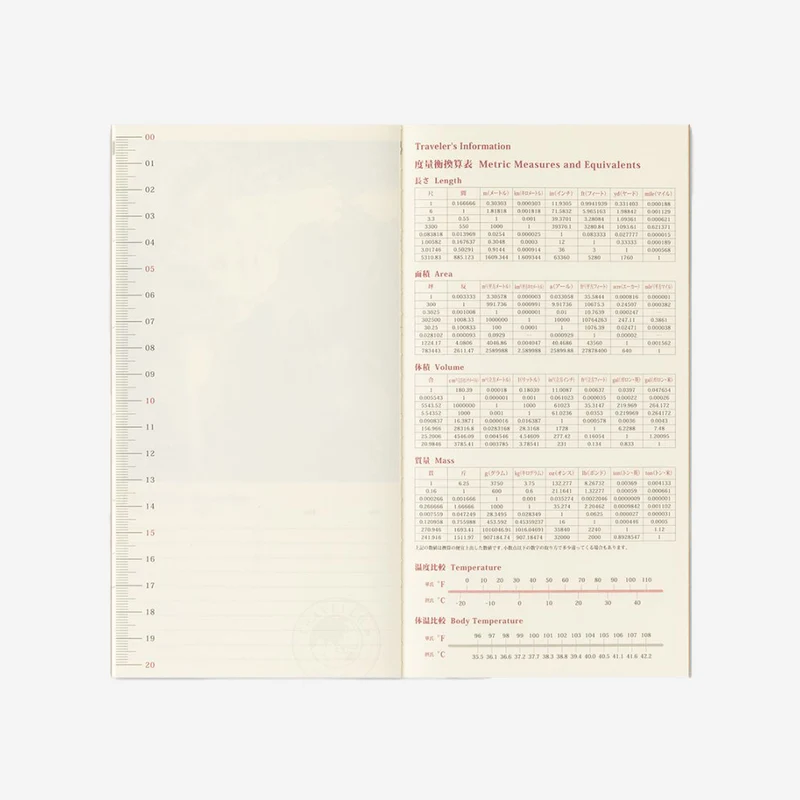 2027 Monthly Diary TRAVELER'S notebook