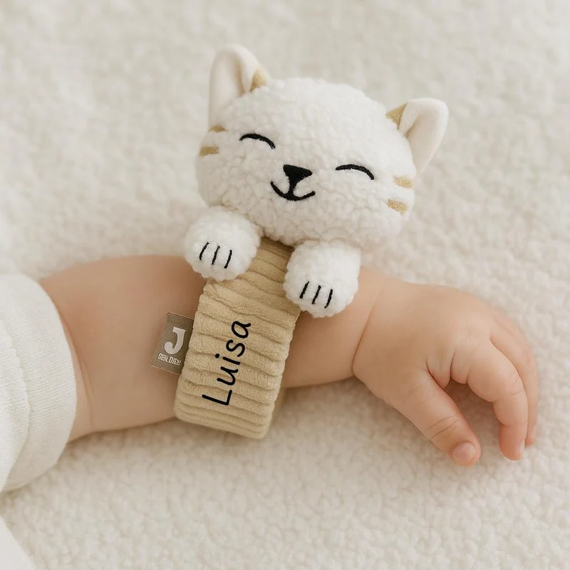 Handgelenk Rassel Baby personalisiert