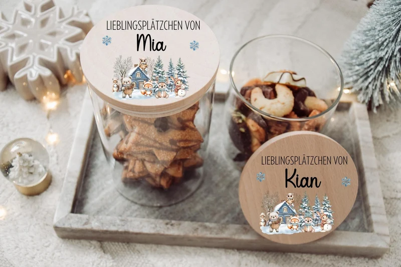 Vorratsglas Weihnachten - Woodland