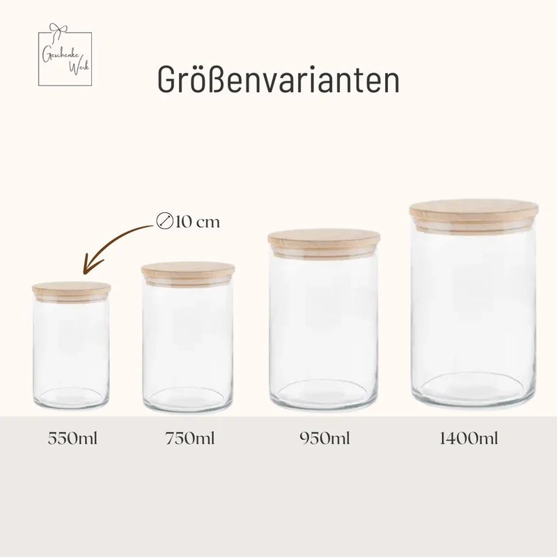 Vorratsglas Weihnachten - Woodland