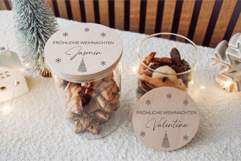 Vorratsglas Weihnachten - Fröhliche Weihnachten
