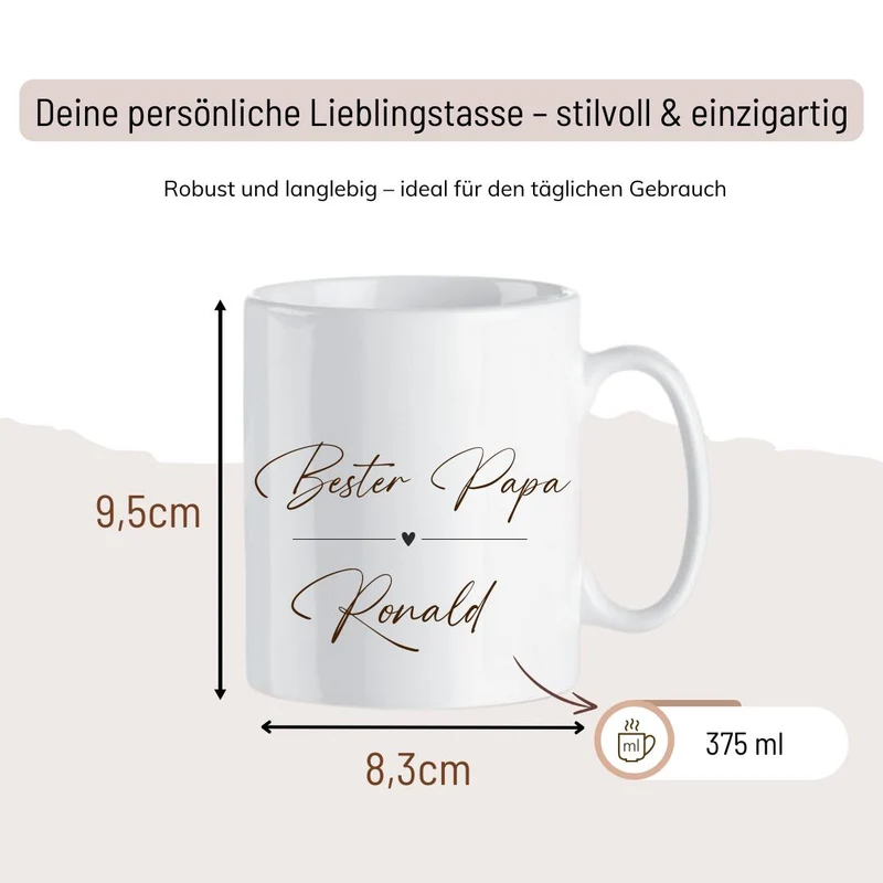 Personalisierte Tasse - Bester Papa