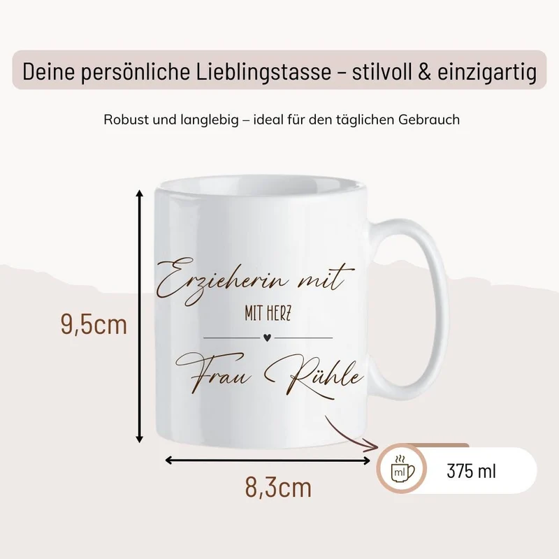 Tasse - Erzieherin Geschenk