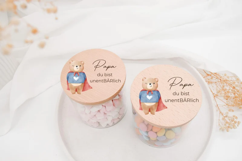 Vorratsglas "PAPA du bist unerbärlich"