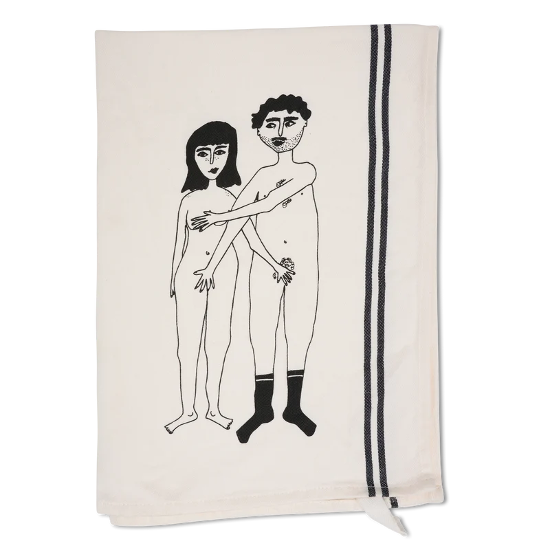 Naked Couple Set | Illustrationen für Küche, Bad & Alltag
