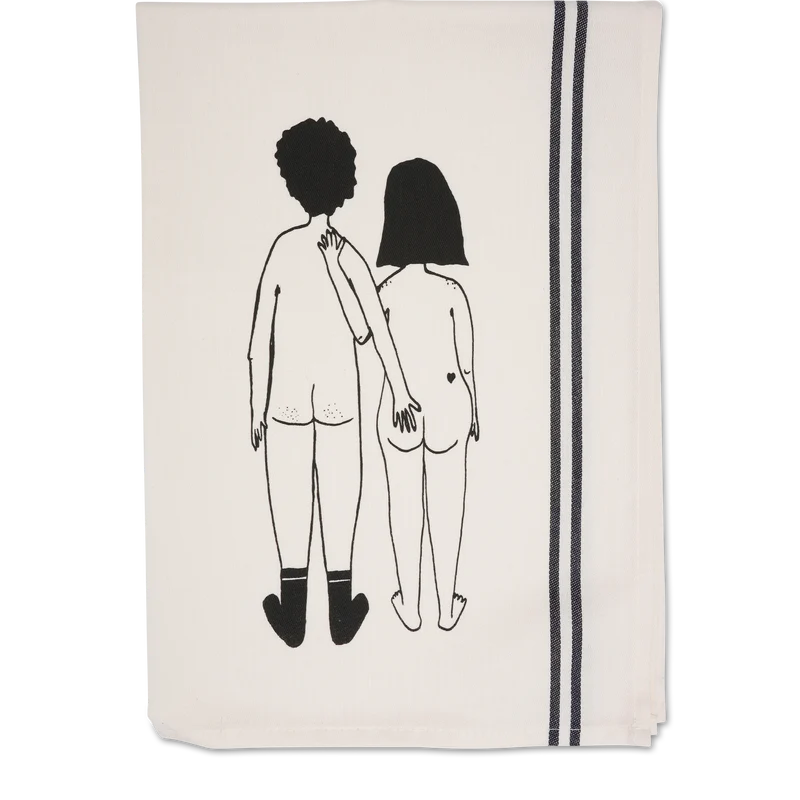 Naked Couple Set | Illustrationen für Küche, Bad & Alltag