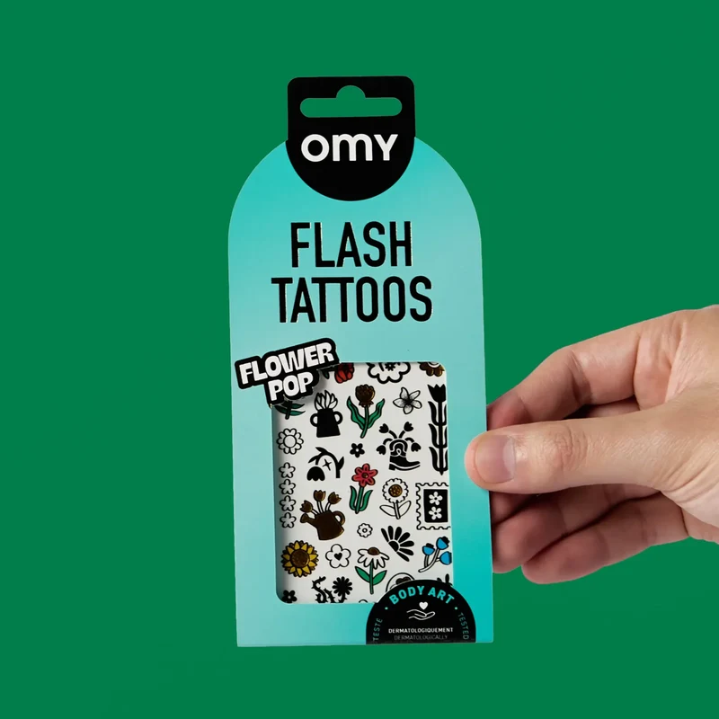 Tattoos „Flower Pop“ | Florale Tattoos | OMY