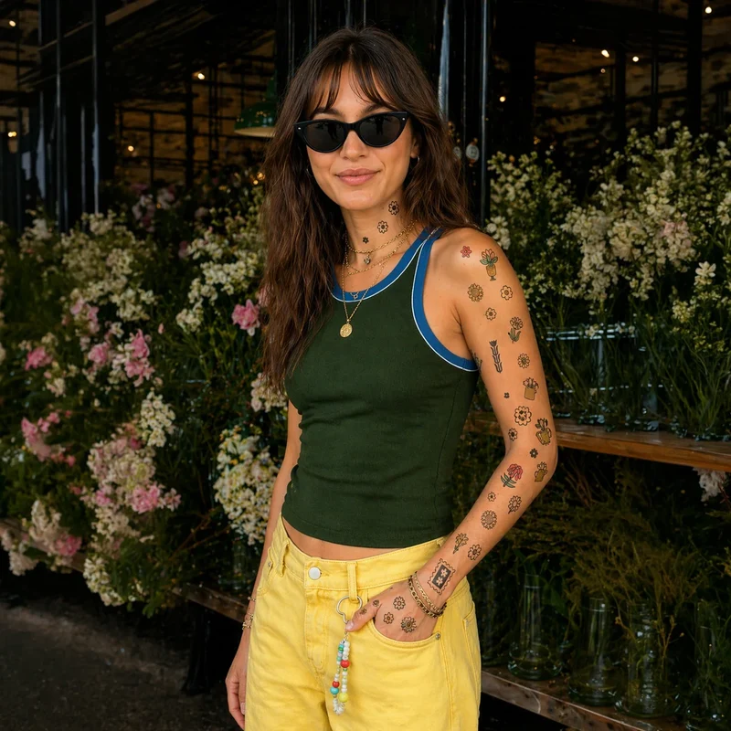 Tattoos „Flower Pop“ | Florale Tattoos | OMY