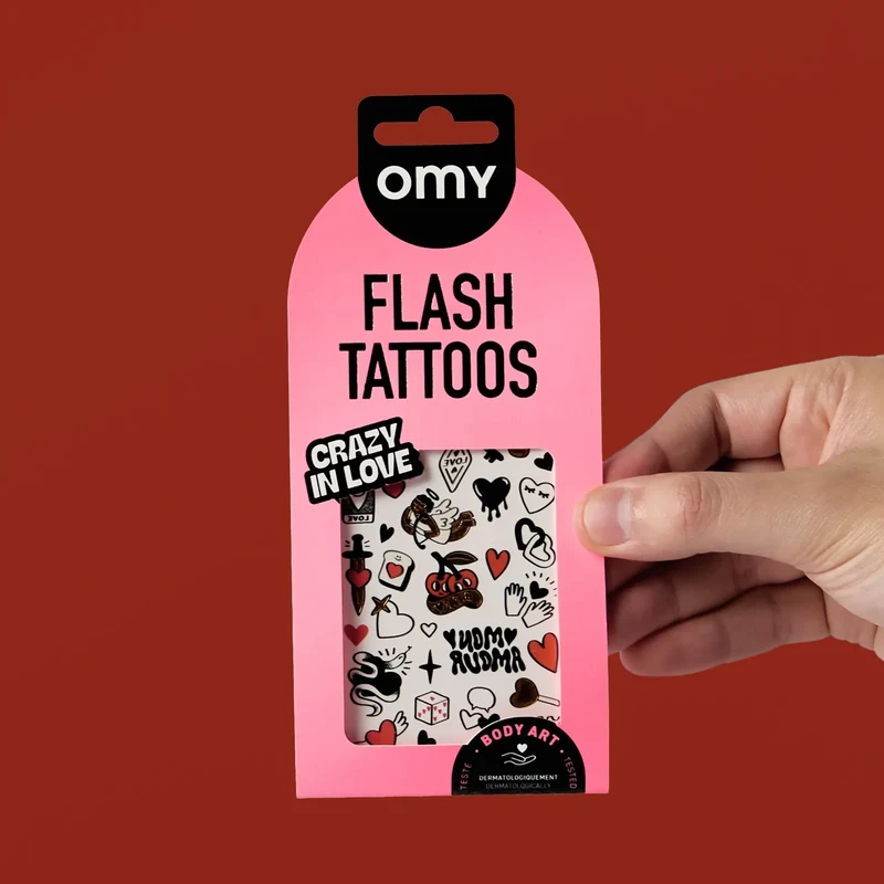 Tattoos „Crazy in Love“ | Bunte Klebetattoos | OMY