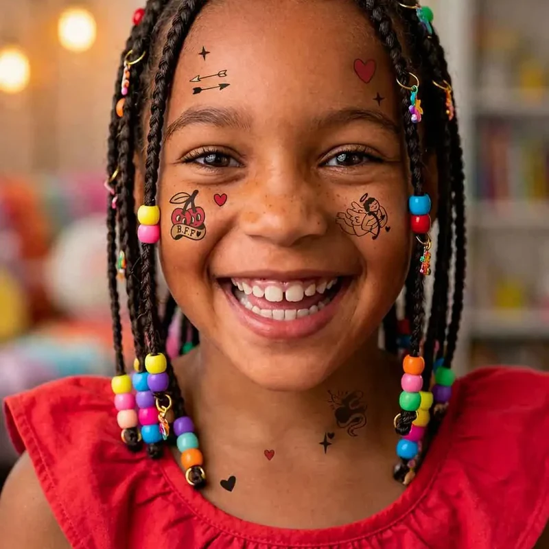 Tattoos „Crazy in Love“ | Bunte Klebetattoos | OMY