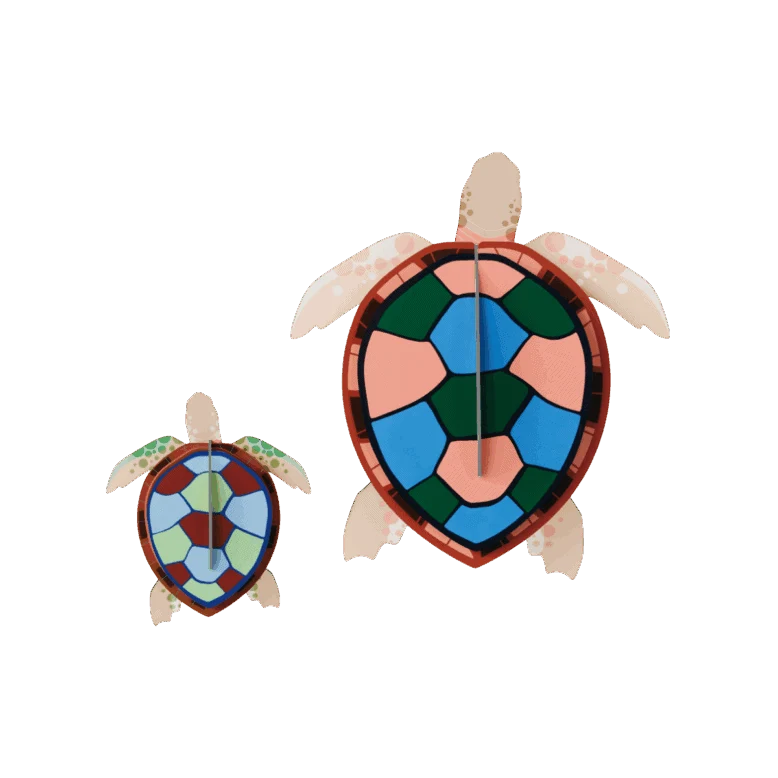 Wanddeko studio ROOF “Sea Turtles” | Meeresschildkröten-Deko aus Karton
