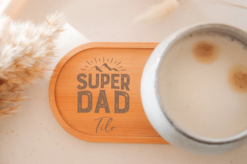 Personalisiertes Tablett - Geschenk Papa