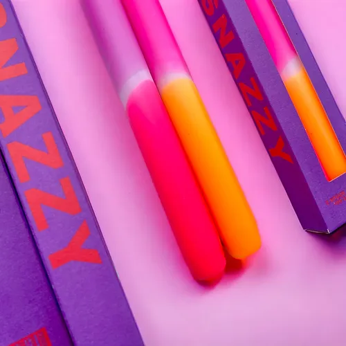 Stabkerzen Pinkstories "Rainbow Studio Snazzy" | 2 Stk., Handgemacht