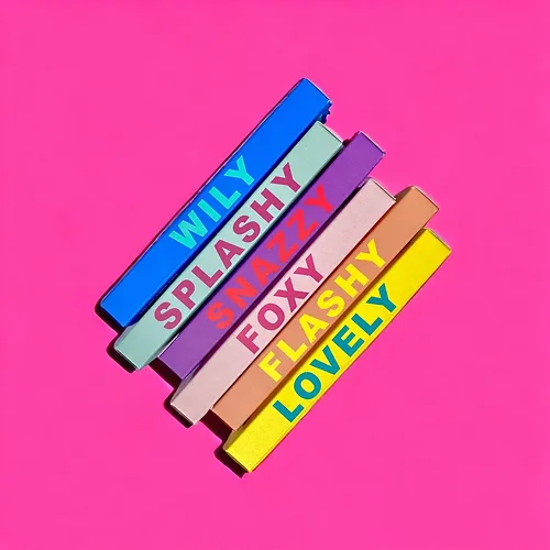 Stabkerzen Pinkstories "Rainbow Studio Foxy" | 2 Stk., Handgemacht