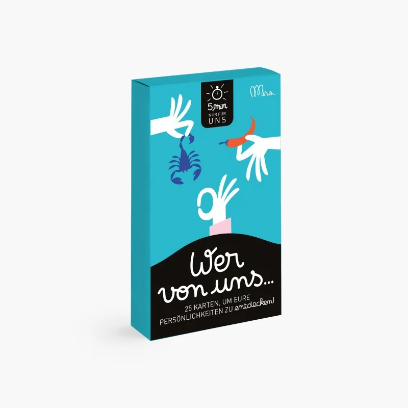 Kartenspiel Minus "Wer von uns…" | Entlarvend, Humorvoll, Partyspiel