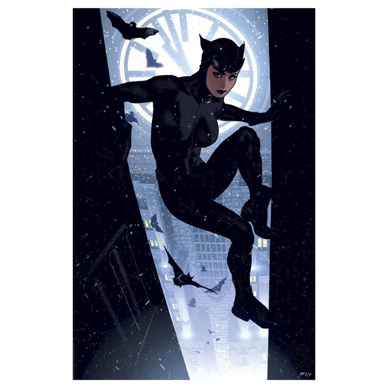DC Comics Kunstdruck Catwoman 41 x 61 cm - ungerahmt