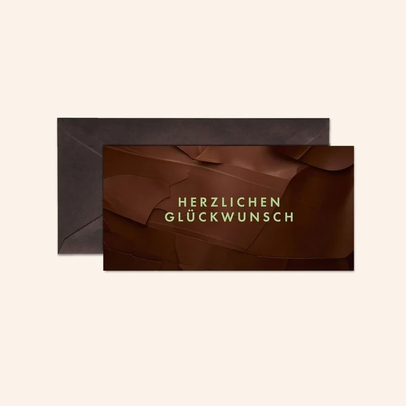 GRUSSKARTE GLÜCKWUNSCH