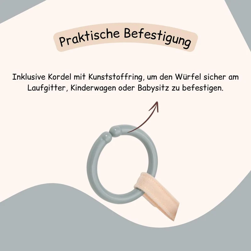 Spielwürfel Baby - Rosa
