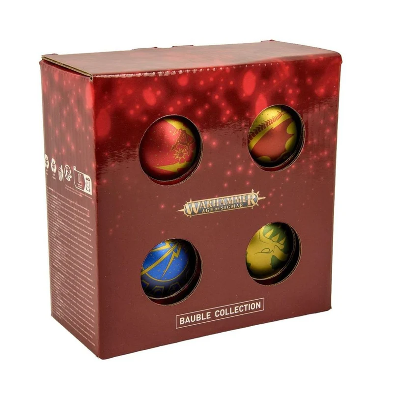 Warhammer 40.000 - Chaos God Weihnachtsbaumkugeln 4er Set