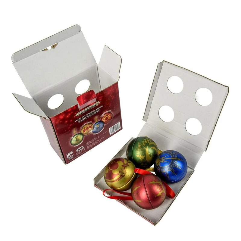 Warhammer 40.000 - Chaos God Weihnachtsbaumkugeln 4er Set