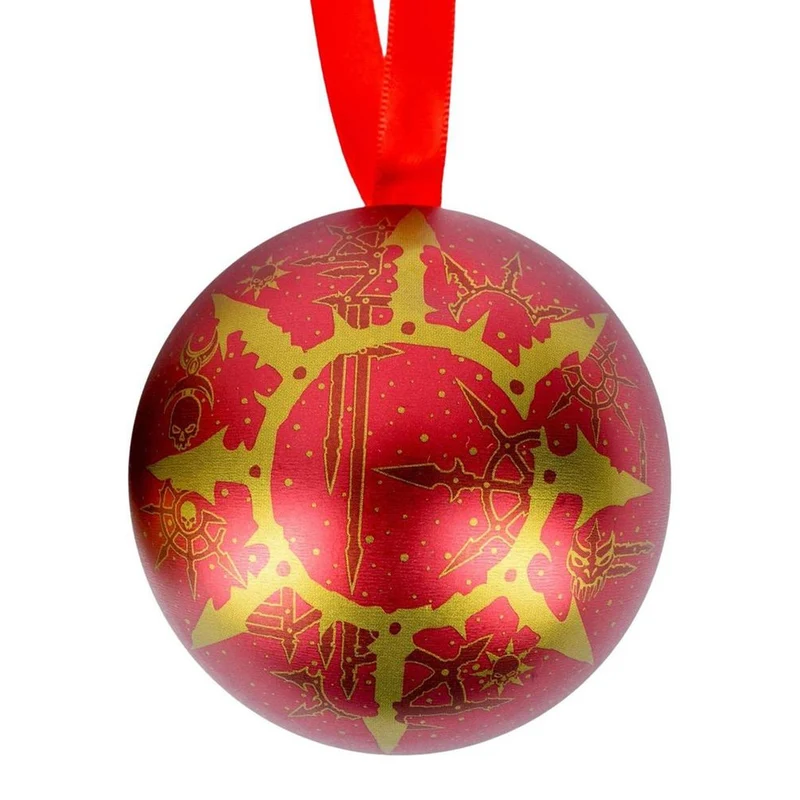 Warhammer 40.000 - Chaos God Weihnachtsbaumkugeln 4er Set