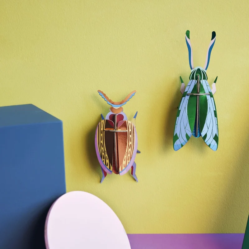 Wanddeko “Cuprum Beetle” | 3D Käfer Design | Studio Roof