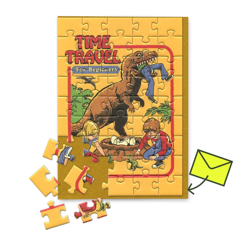 Grußkarte “Puzzle Time Travel” | Puzzle Grußkarte | Ohh Deer