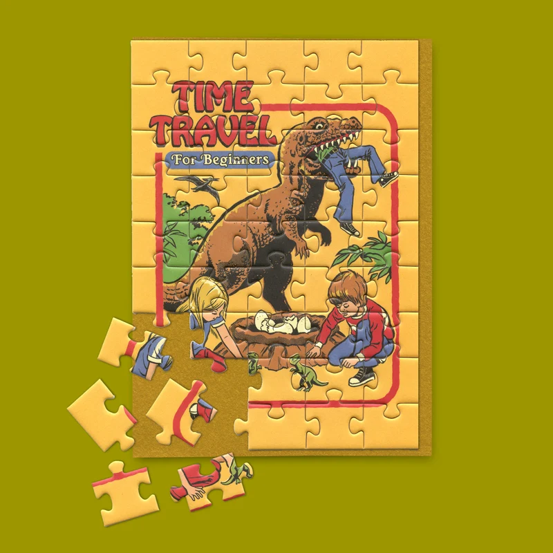 Grußkarte “Puzzle Time Travel” | Puzzle Grußkarte | Ohh Deer
