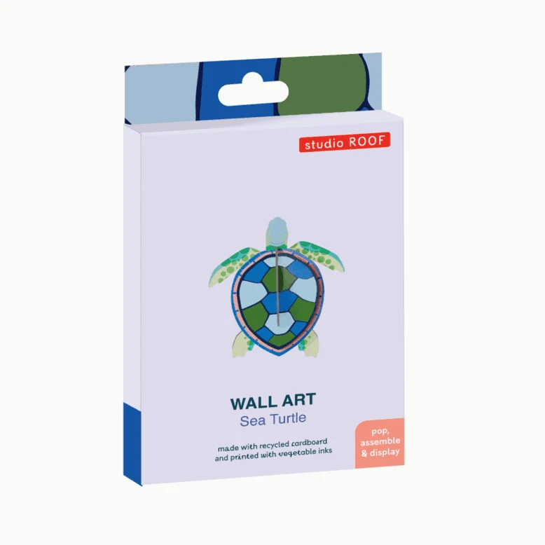 Wanddeko studio ROOF “Sea Turtle” | Schildkrötendeko aus Karton