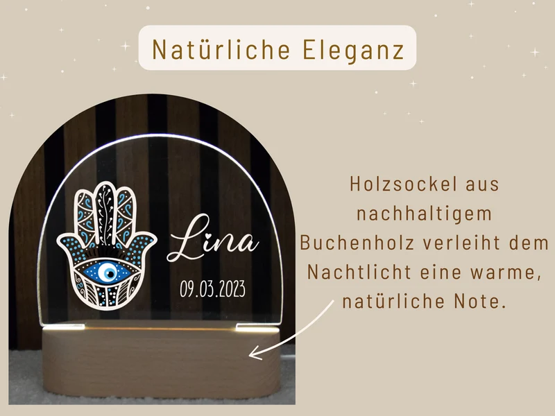 Nachtlicht Kinder - Fatima Hand Nazar