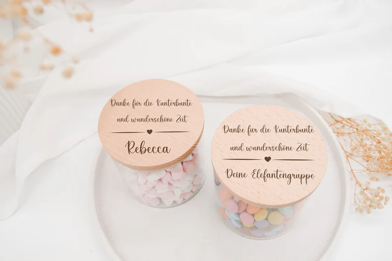 Abschiedsgeschenk Erzieherin - Danke für die Kunterbuntezeit