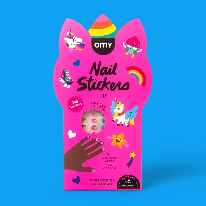 Nail Sticker "Lily" | OMY | Nailart-Aufkleber mit Einhornmotiven