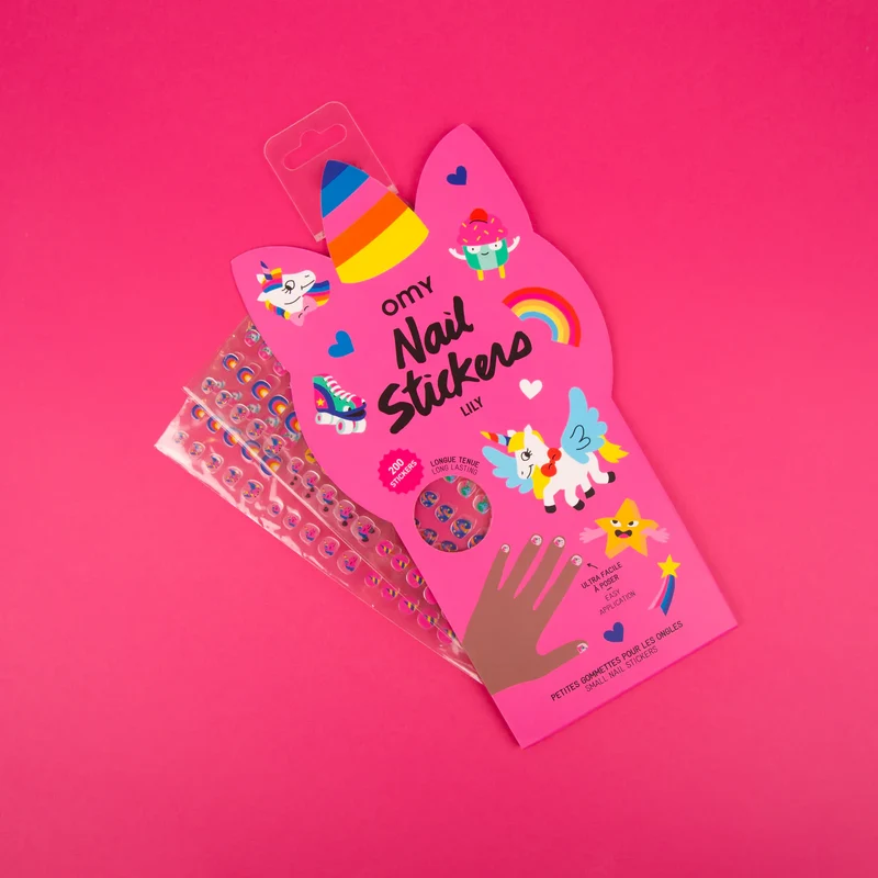 Nail Sticker "Lily" | OMY | Nailart-Aufkleber mit Einhornmotiven