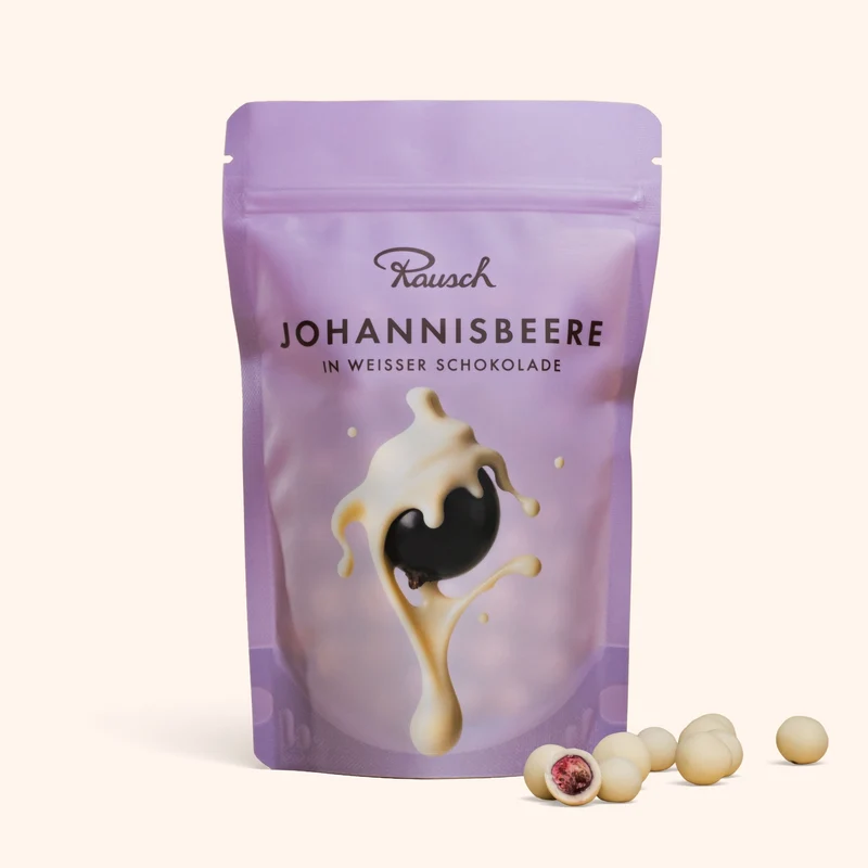 SCHOKOLIERTE JOHANNISBEERE WEISS