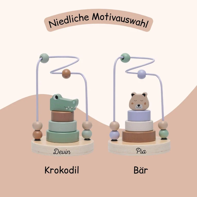Motorikschleife Babyspielzeug