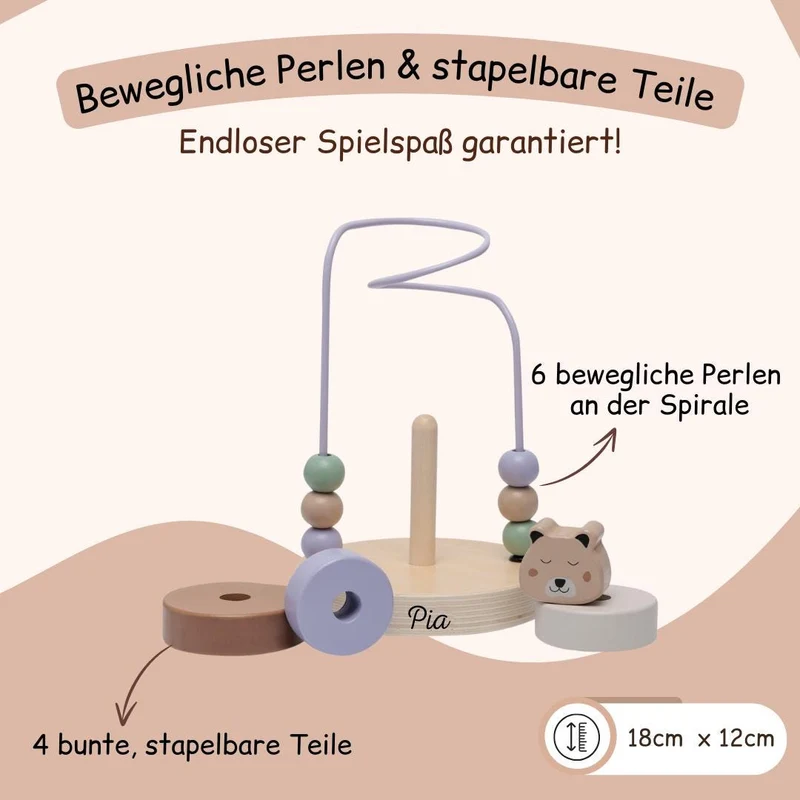 Motorikschleife Babyspielzeug