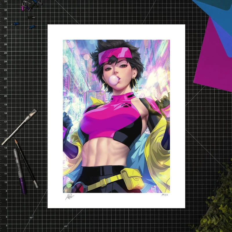 X-Men Marvel Kunstdruck Jubilee 46 x 61 cm - ungerahmt