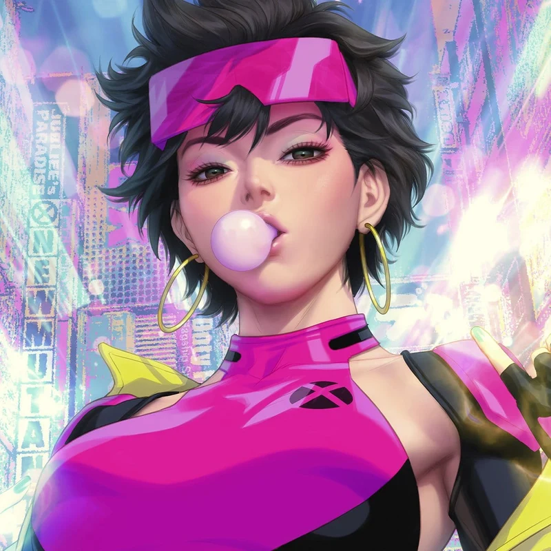 X-Men Marvel Kunstdruck Jubilee 46 x 61 cm - ungerahmt