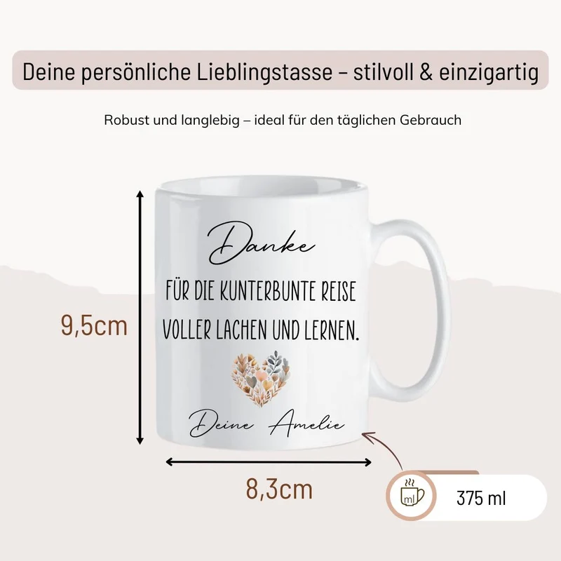 Tasse Erzieherin Abschiedsgeschenk