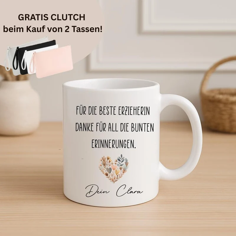 Tasse Erzieherin Abschiedsgeschenk