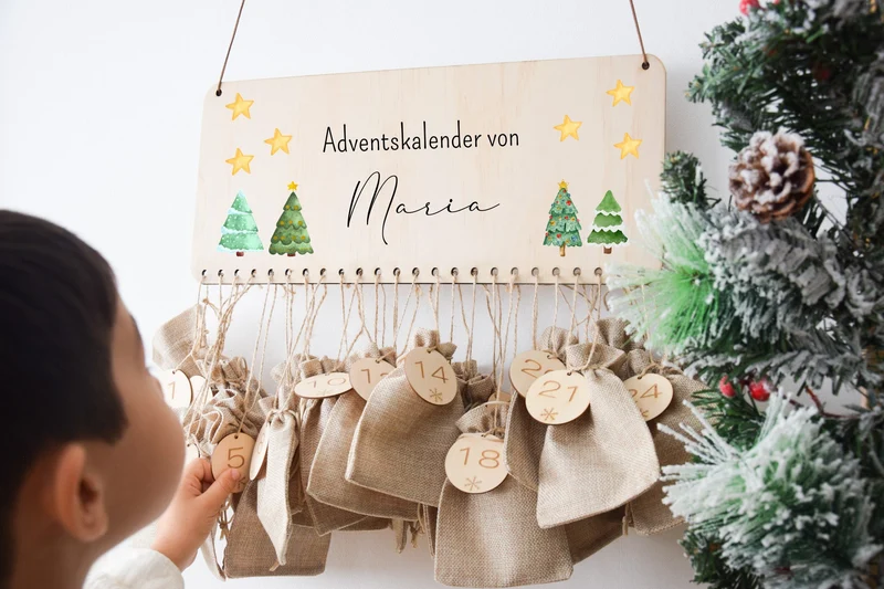 Adventskalender - Tannenbäumen
