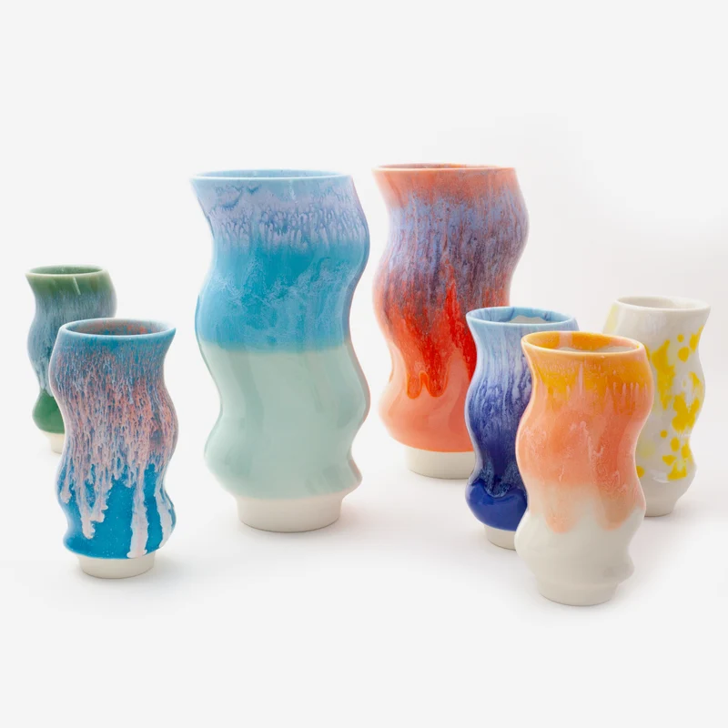 Hana Vase Large Wave – Thistle